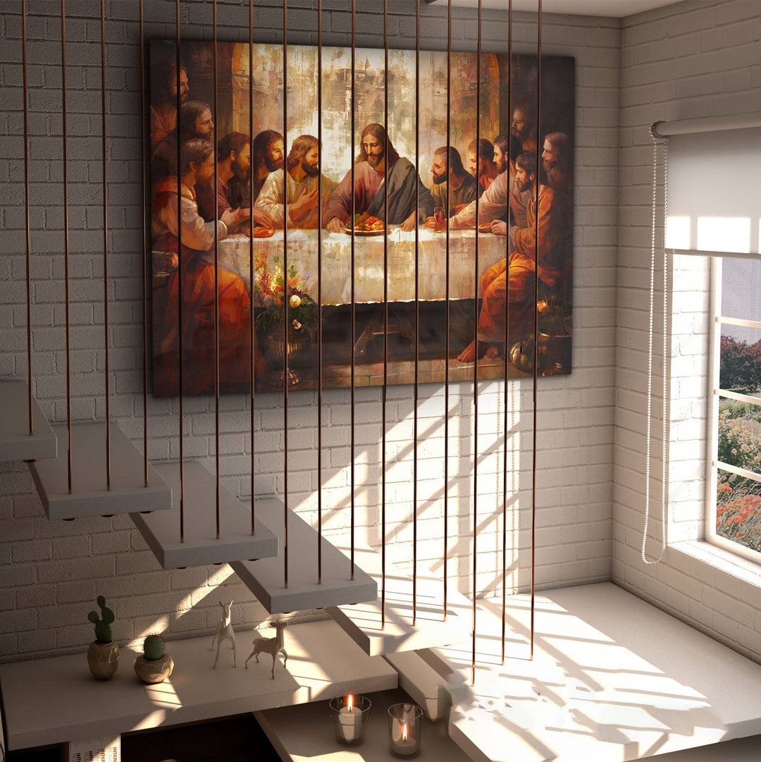 The Last Supper Abstract Religious Painting
