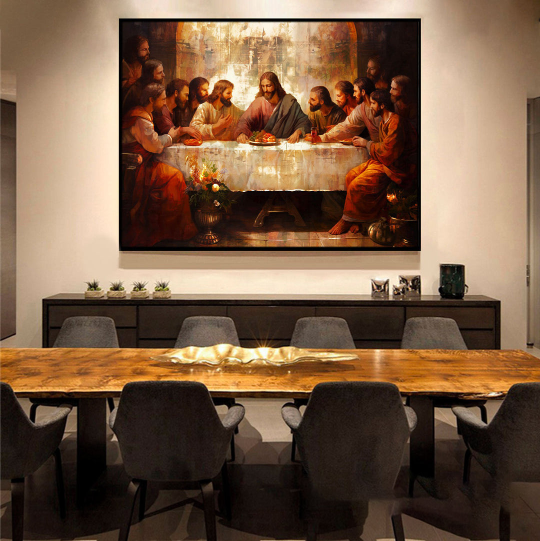 The Last Supper Abstract Religious Painting