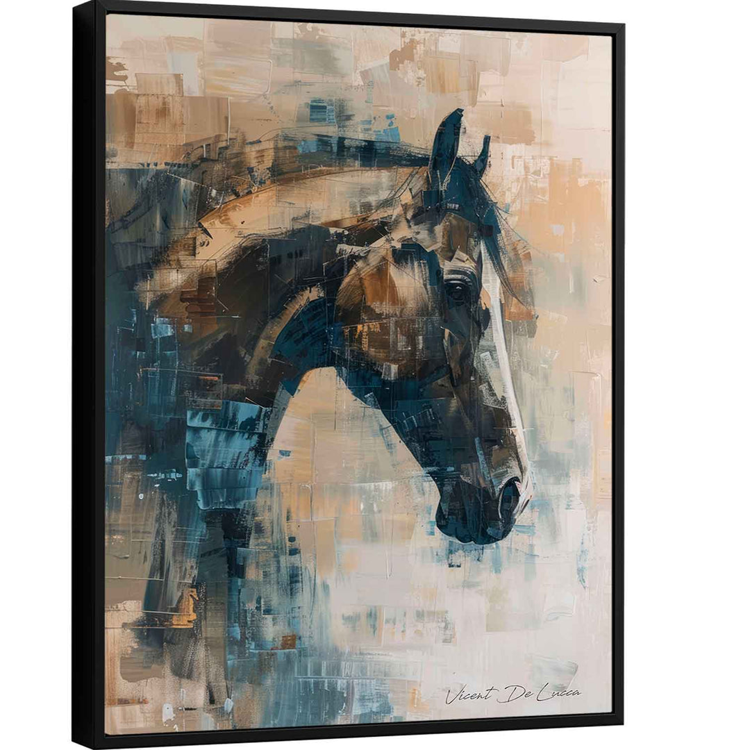Majestic Horse Abstract Canvas Print