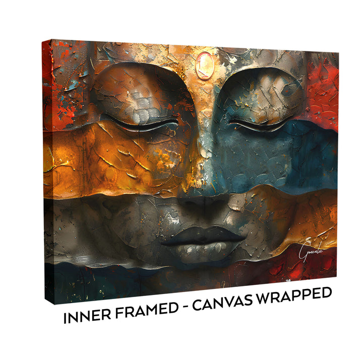 Holy Buddha Abstract Painting