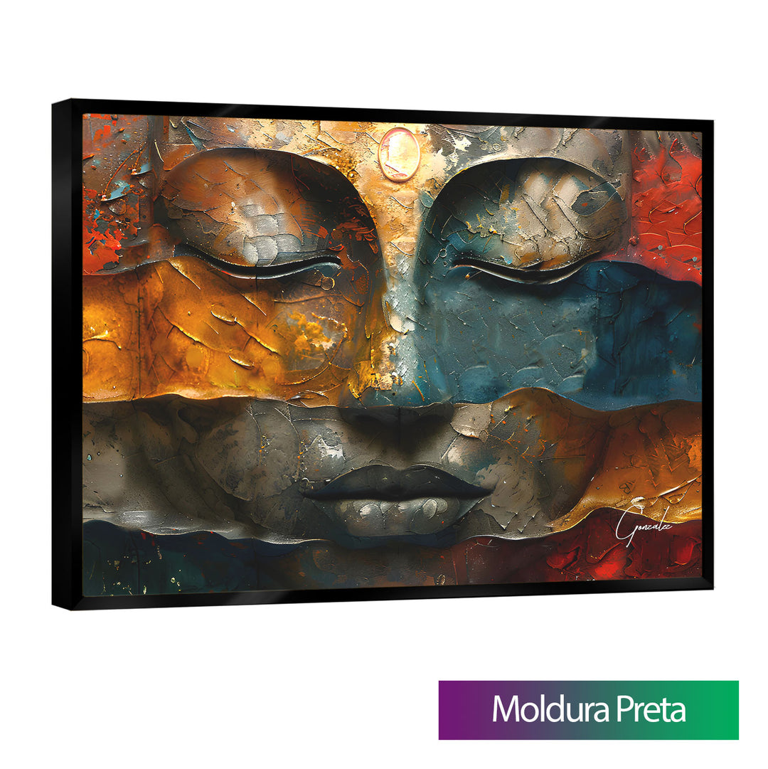 Holy Buddha Abstract Painting