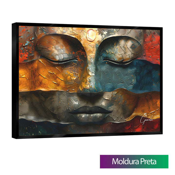 Holy Buddha Abstract Painting