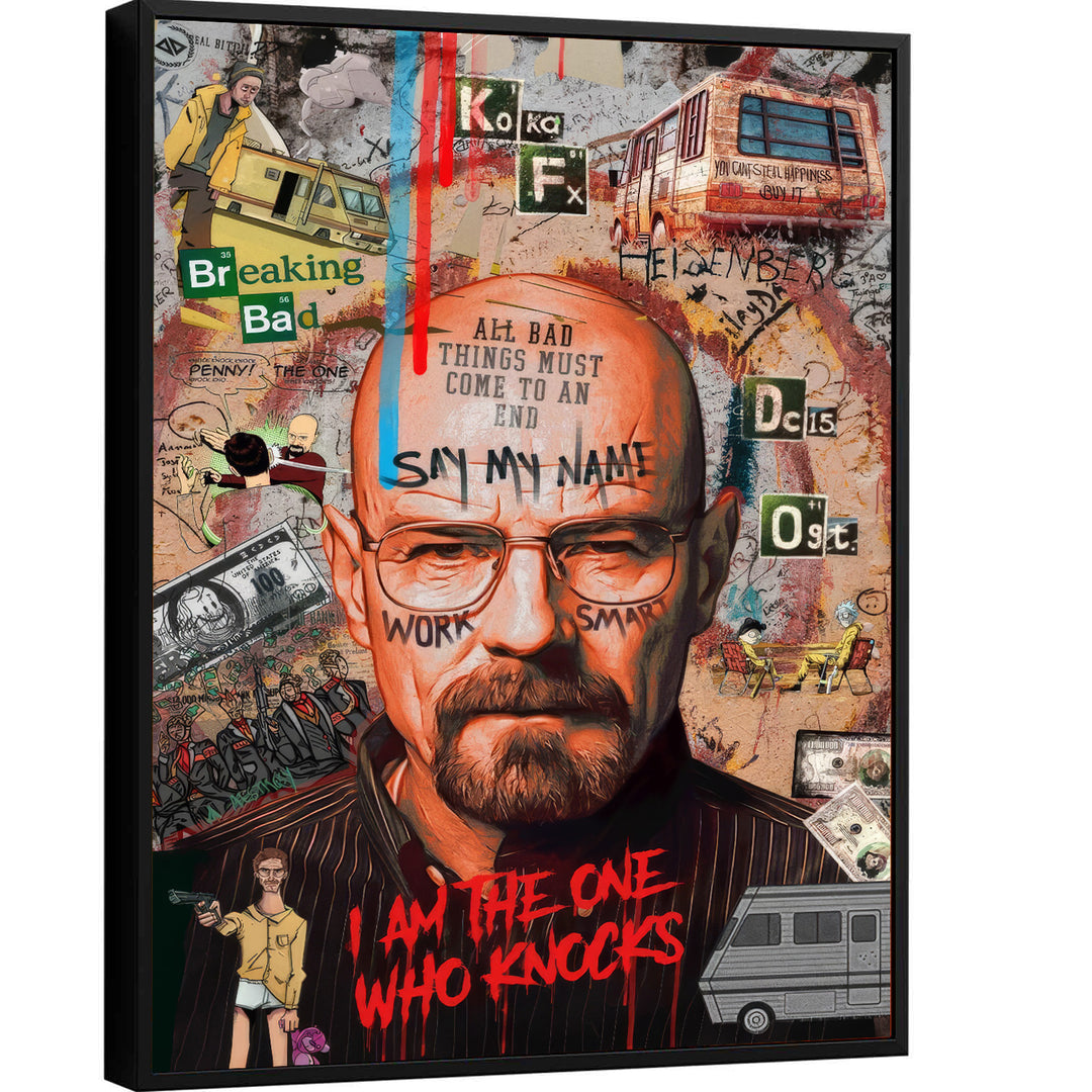 Breaking Bad Movie Canvas Print I Am the One Who Knocks