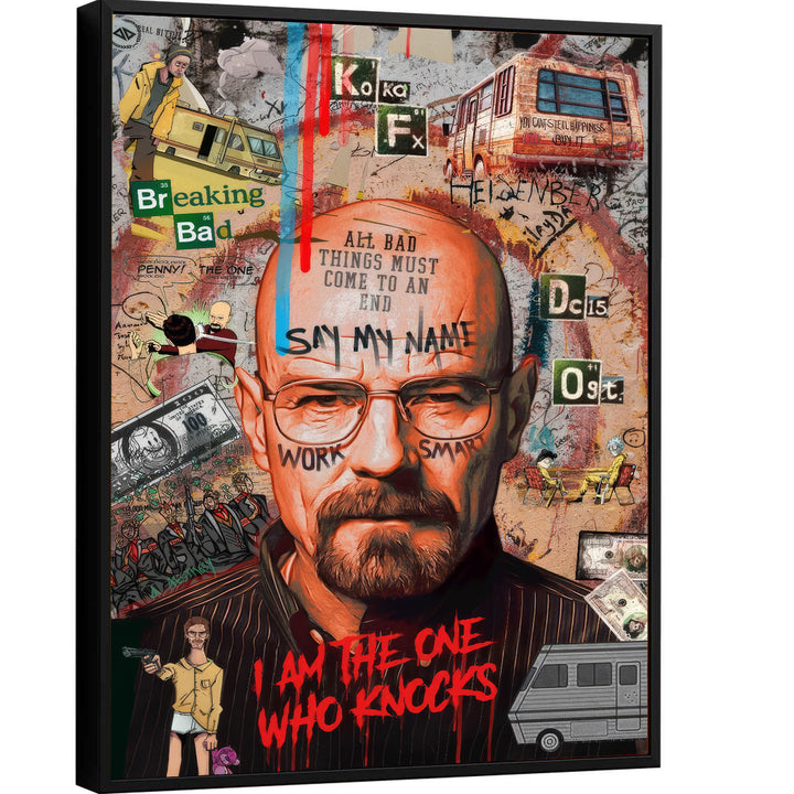 Breaking Bad Movie Canvas Print I Am the One Who Knocks
