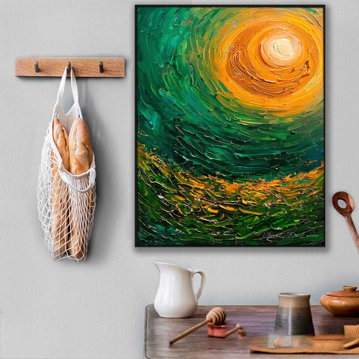 Abstarct Nature Landscape Canvas Print