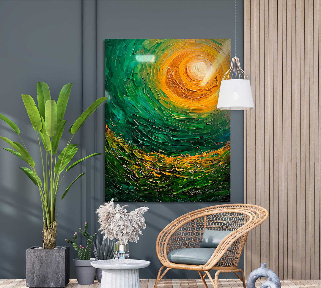 Abstarct Nature Landscape Canvas Print