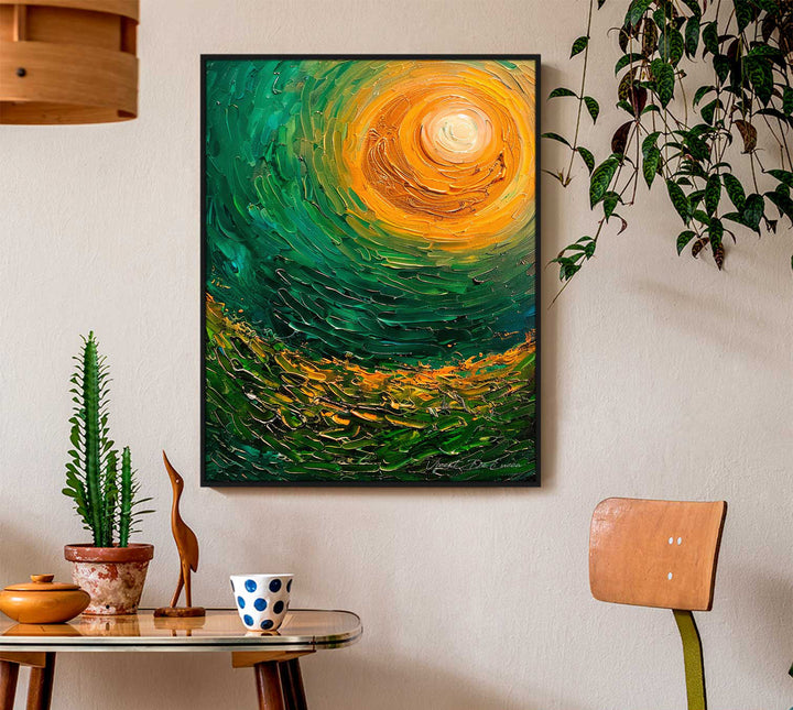 Abstarct Nature Landscape Canvas Print