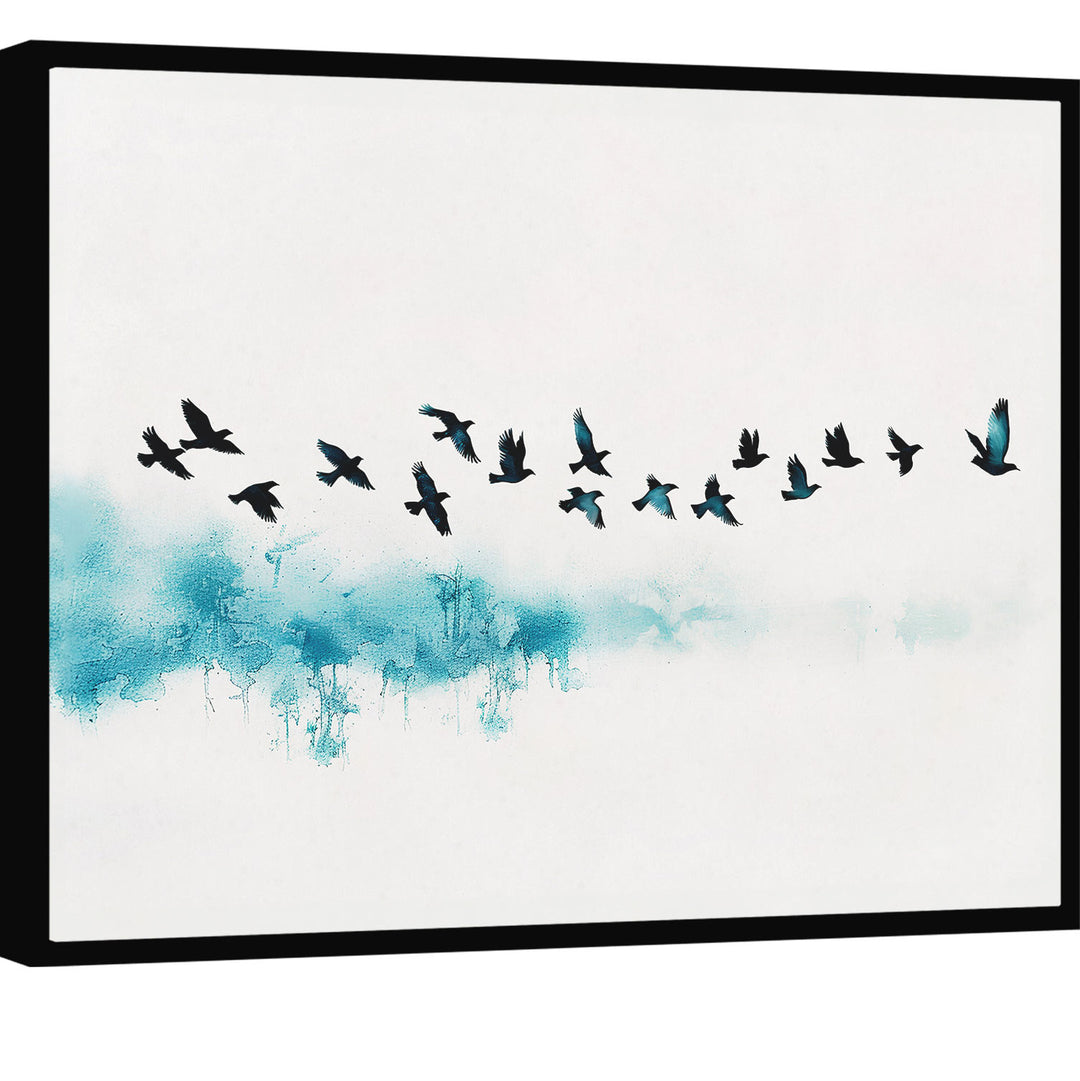 Minimalist Birds Canvas Wall Art – Freedom & Harmony