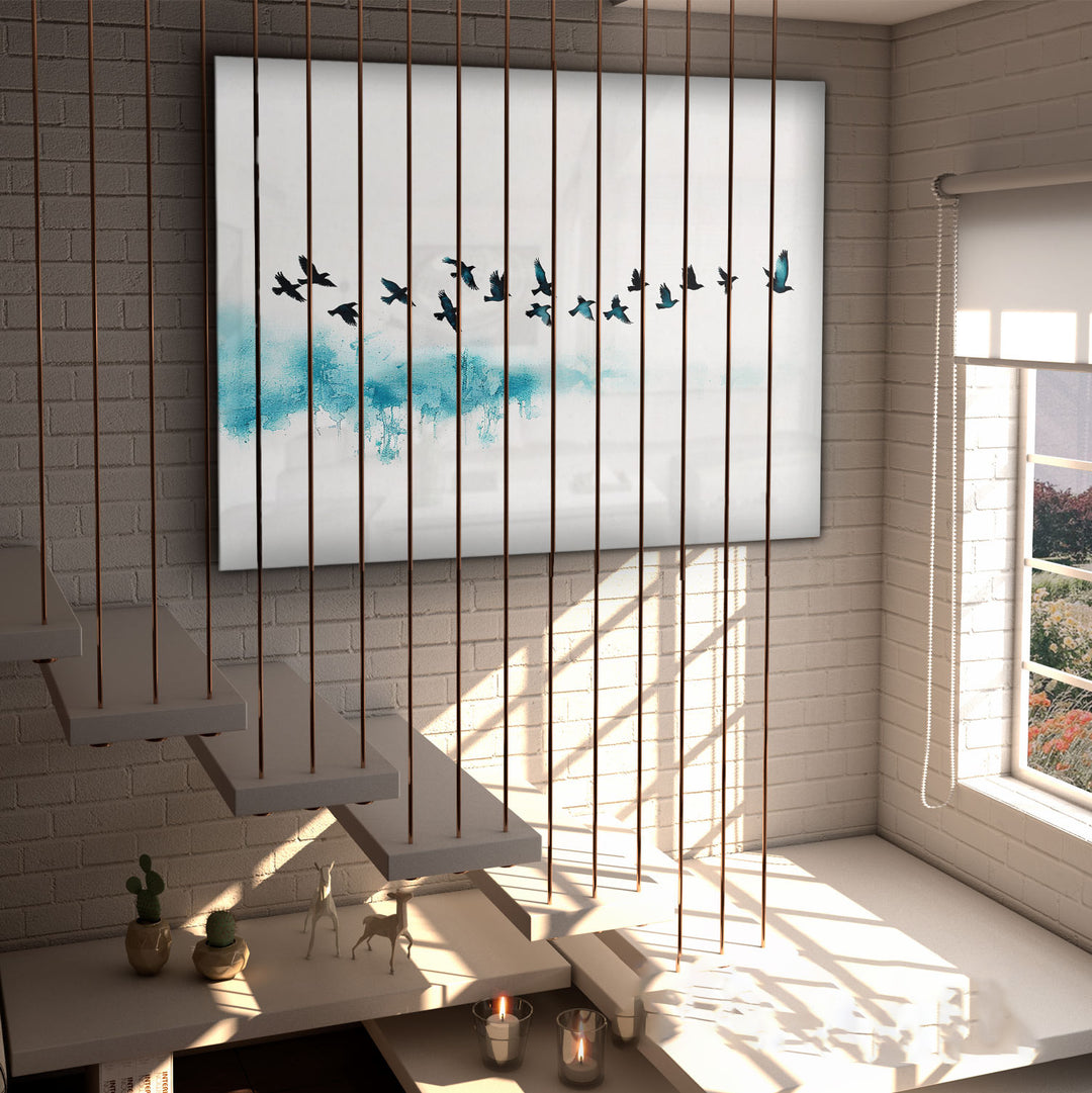 Minimalist Birds Canvas Wall Art – Freedom & Harmony