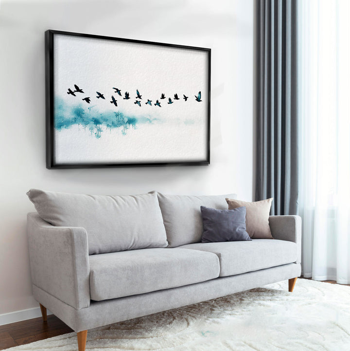Minimalist Birds Canvas Wall Art – Freedom & Harmony