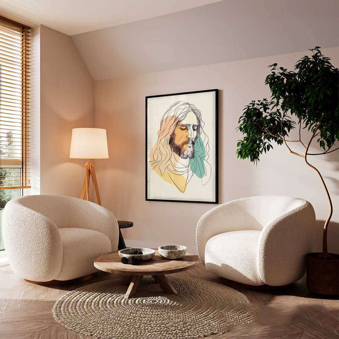 Boho Style Jesu Wall Art