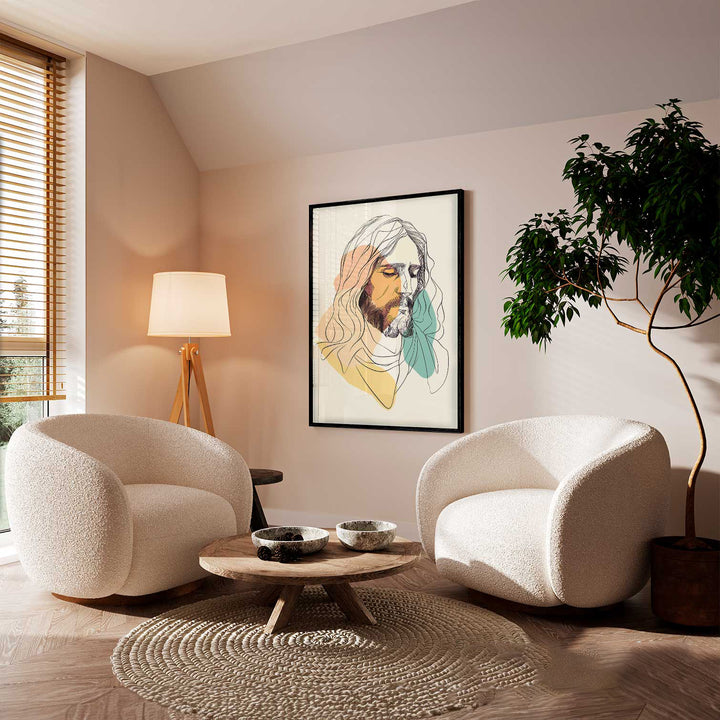 Boho Style Jesu Wall Art