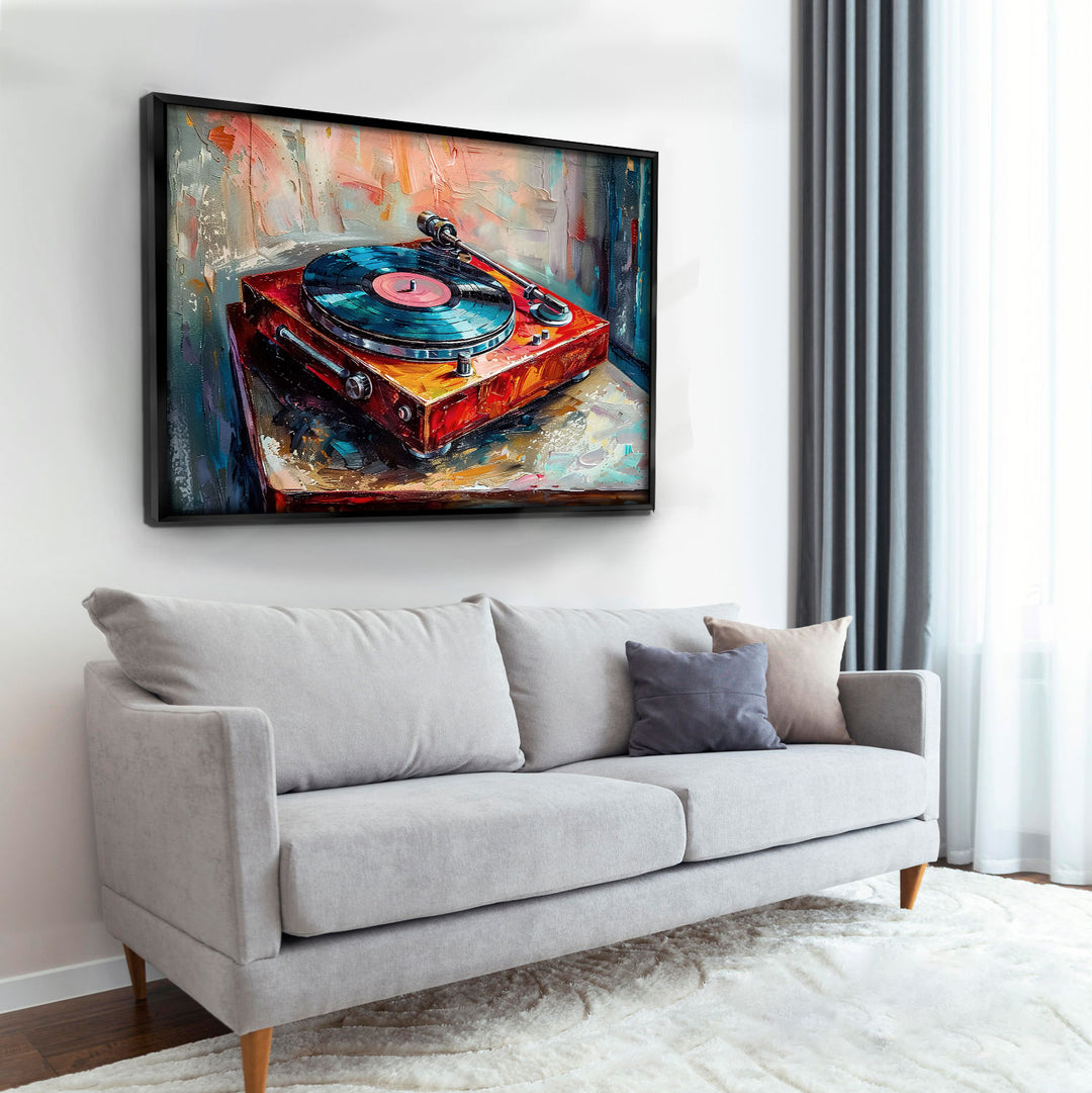 Vintage Vinyl Music Lover Wall Art