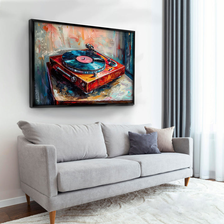 Vintage Vinyl Music Lover Wall Art