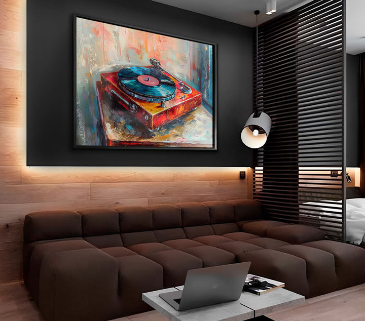 Vintage Vinyl Music Lover Wall Art
