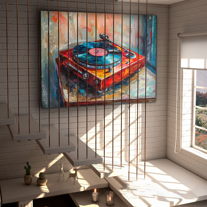 Vintage Vinyl Music Lover Wall Art