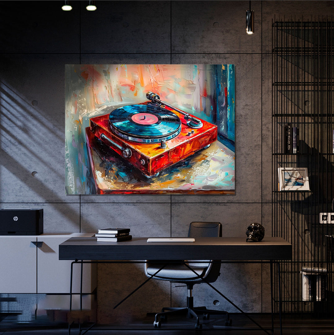 Vintage Vinyl Music Lover Wall Art