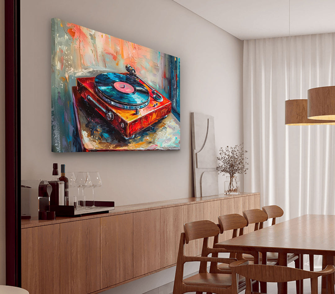 Vintage Vinyl Music Lover Wall Art