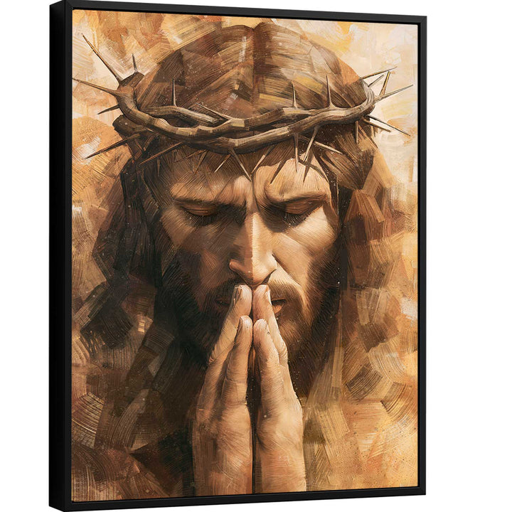 Jesus Canvas Print Modern Religious Wall Art