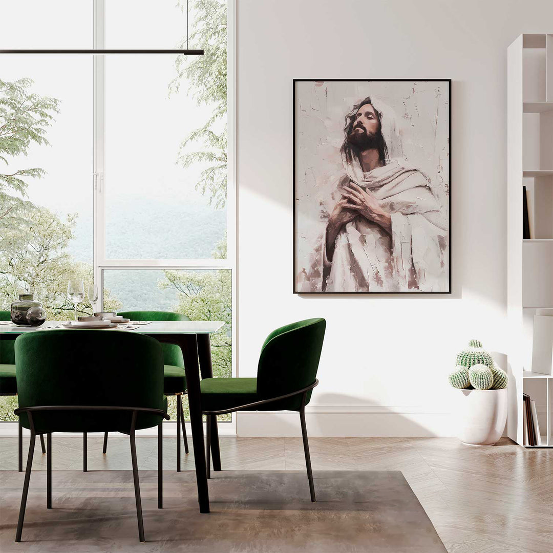 Abstract Jesus Wall Art