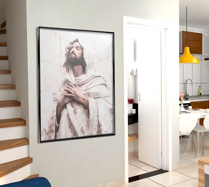 Abstract Jesus Wall Art