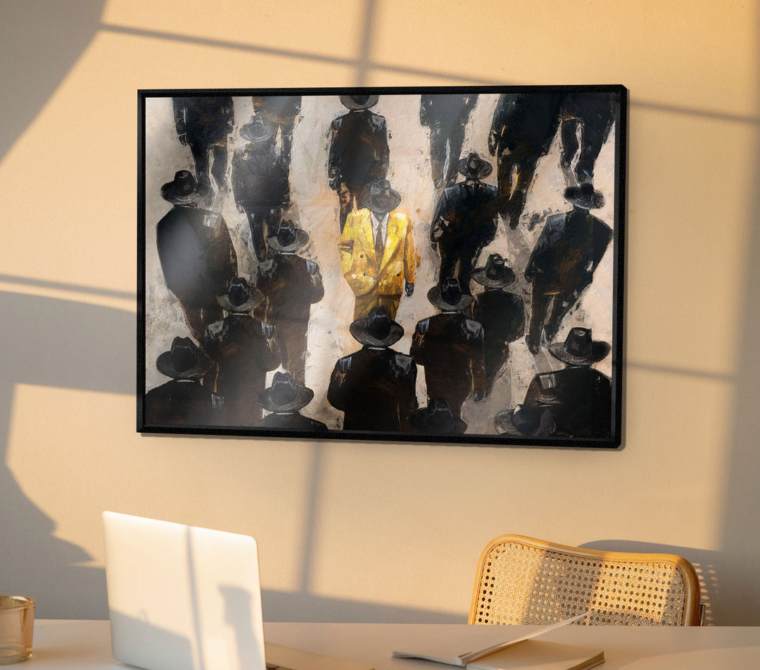 Success Canvas Print Motivational Office Decor