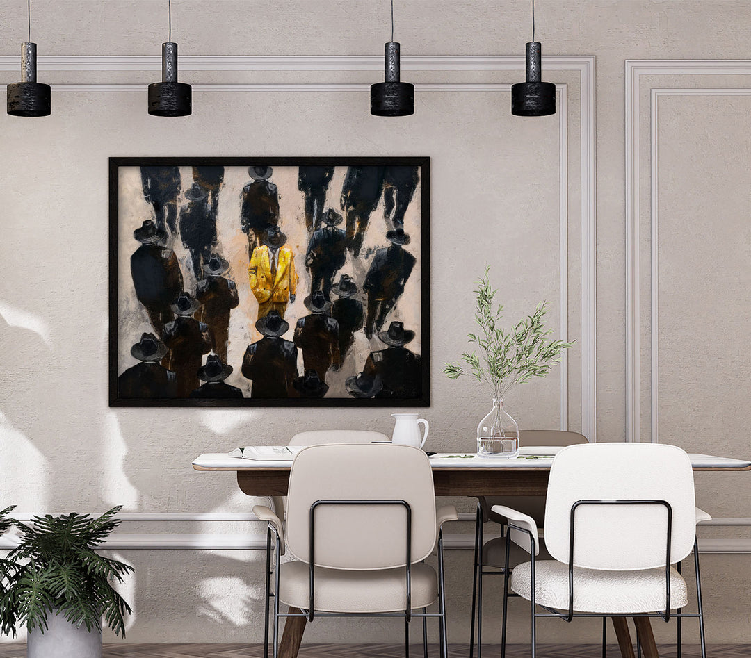 Success Canvas Print Motivational Office Decor