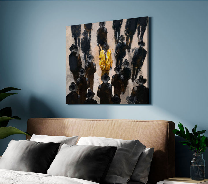 Success Canvas Print Motivational Office Decor