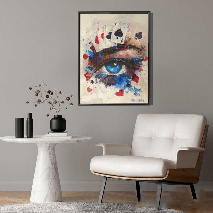Ace Card Artwork Poker Playing Cards Canvas Wall Decoration