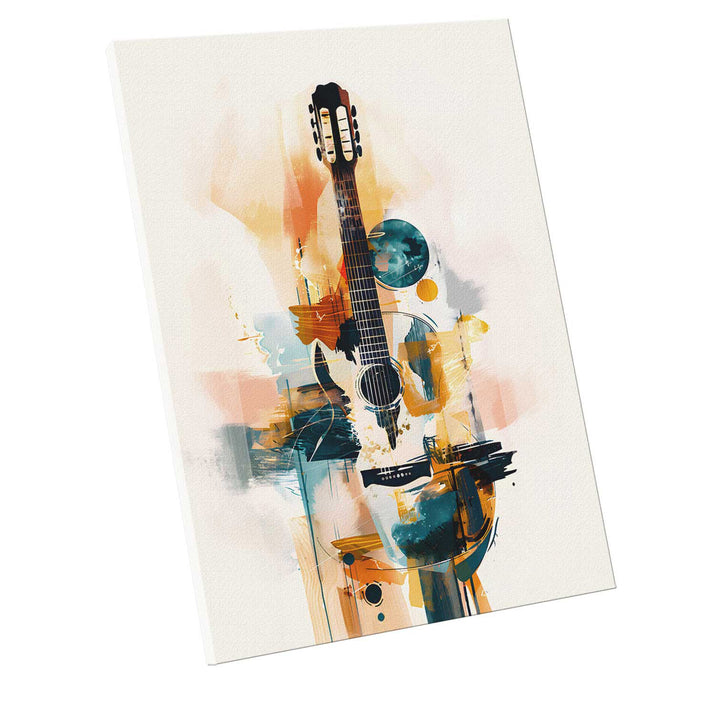 Abstract Guitar Music Lover Wall Art