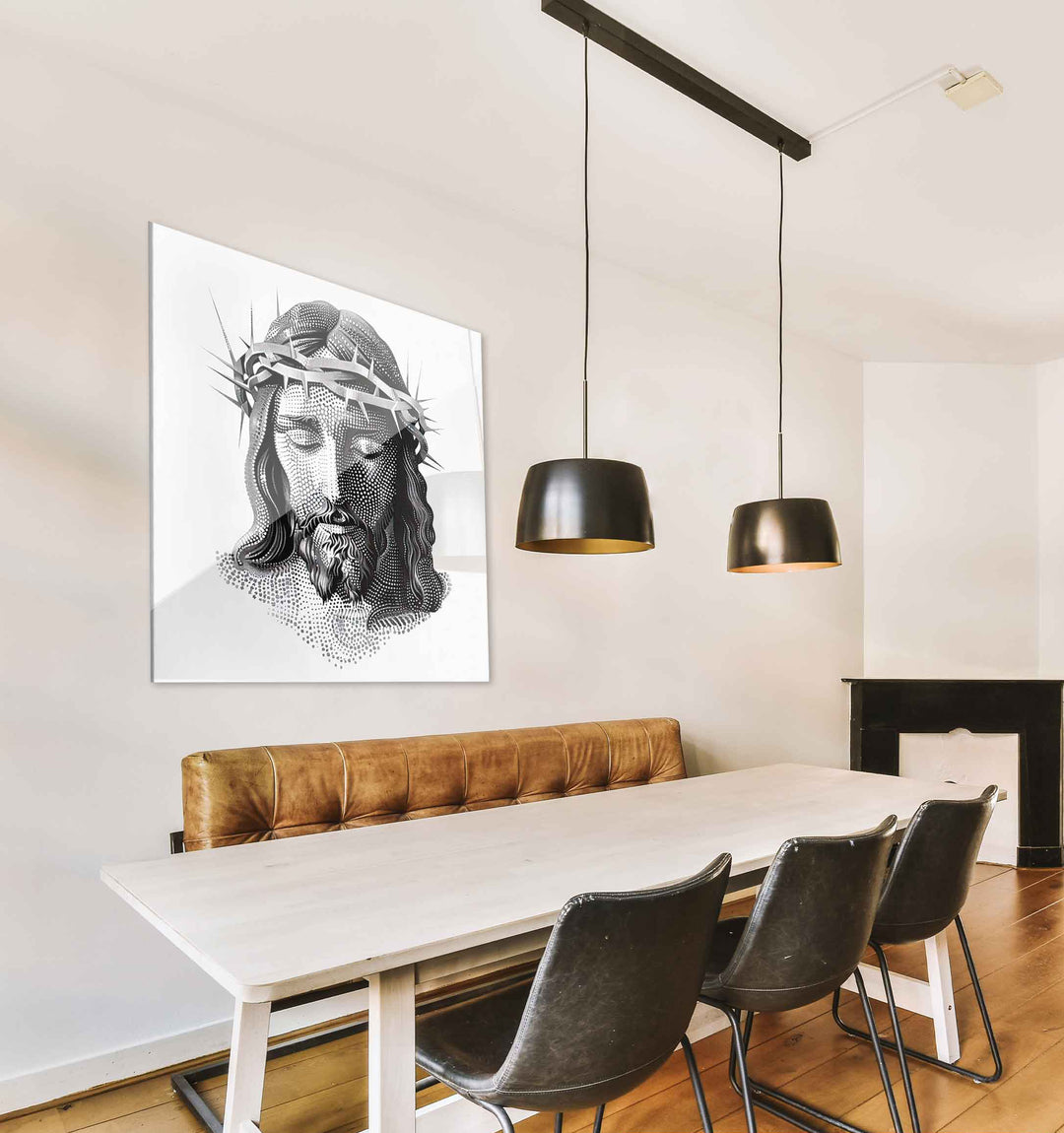 Jesus Dots Art Frame
