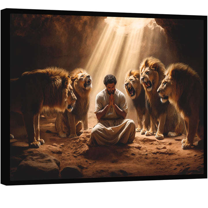 Painting Daniel in the Lion's Den