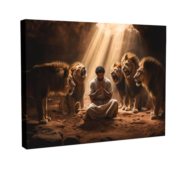 Painting Daniel in the Lion's Den