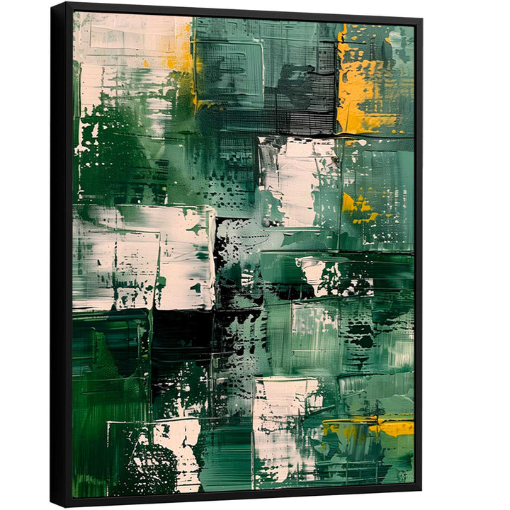 Abstract Painting Emerald Hue