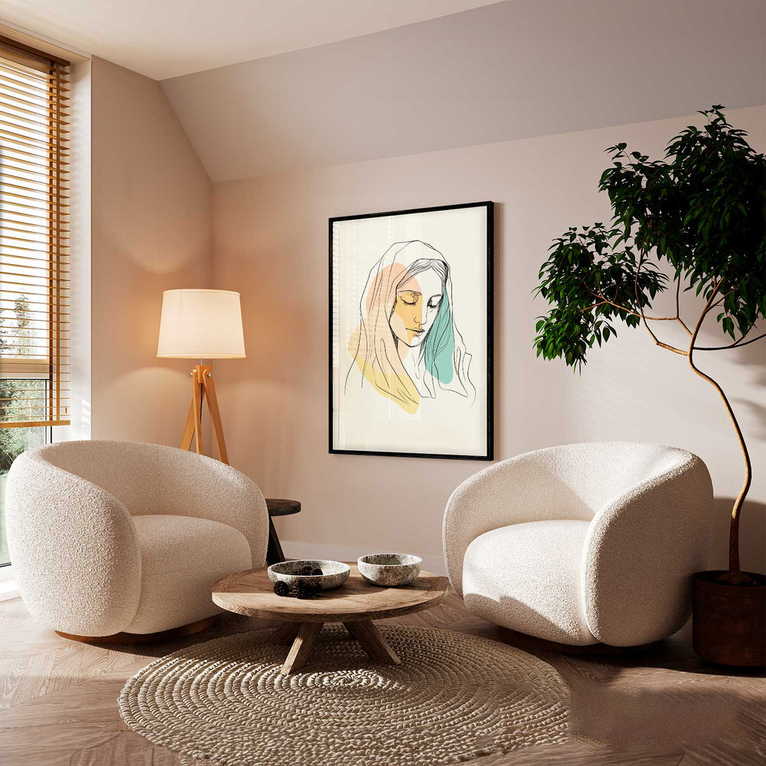 Boho Style Mary Wall art