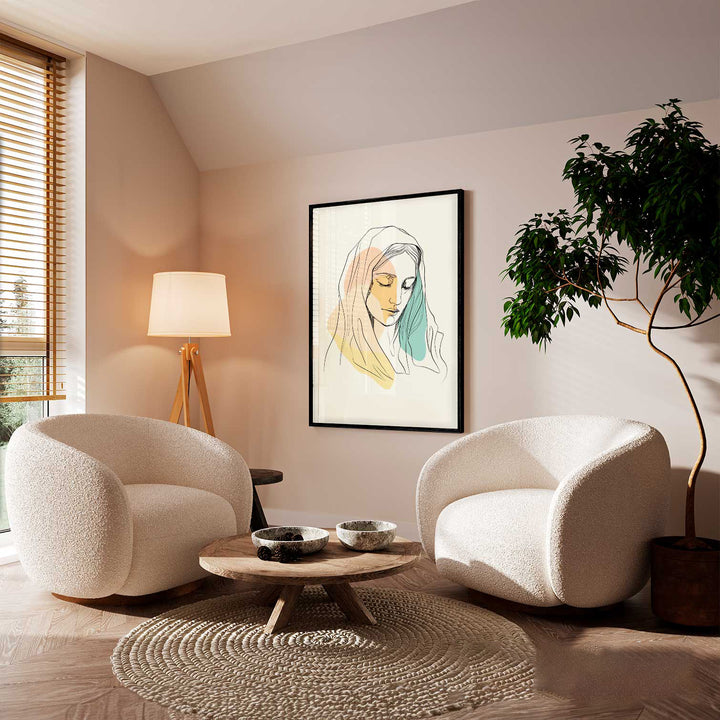 Boho Style Mary Wall art