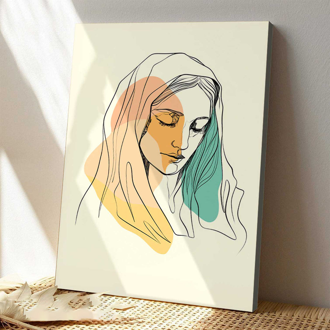 Boho Style Mary Wall art