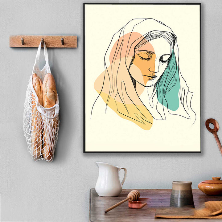 Boho Style Mary Wall art