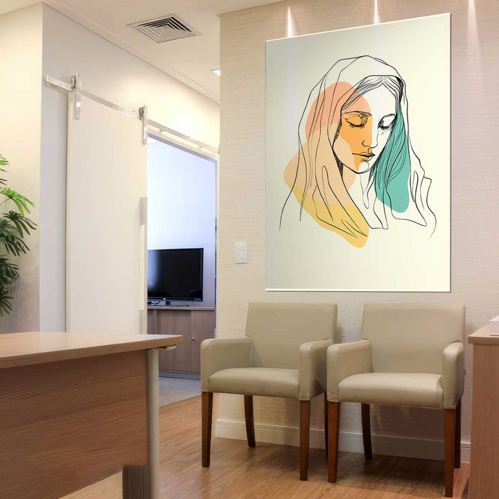 Boho Style Mary Wall art
