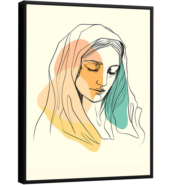 Boho Style Mary Wall art