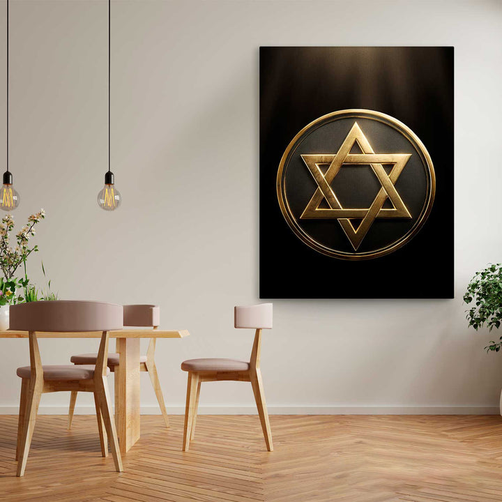Star of David Canvas Print
