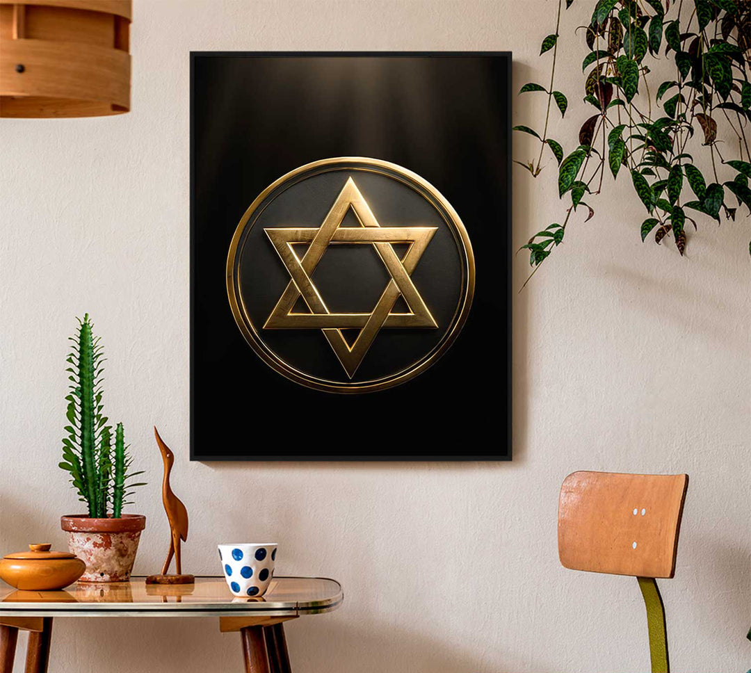 Star of David Canvas Print