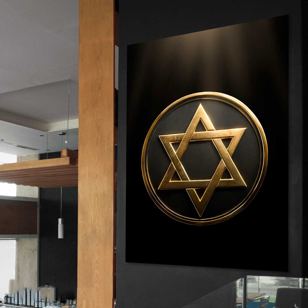 Star of David Canvas Print