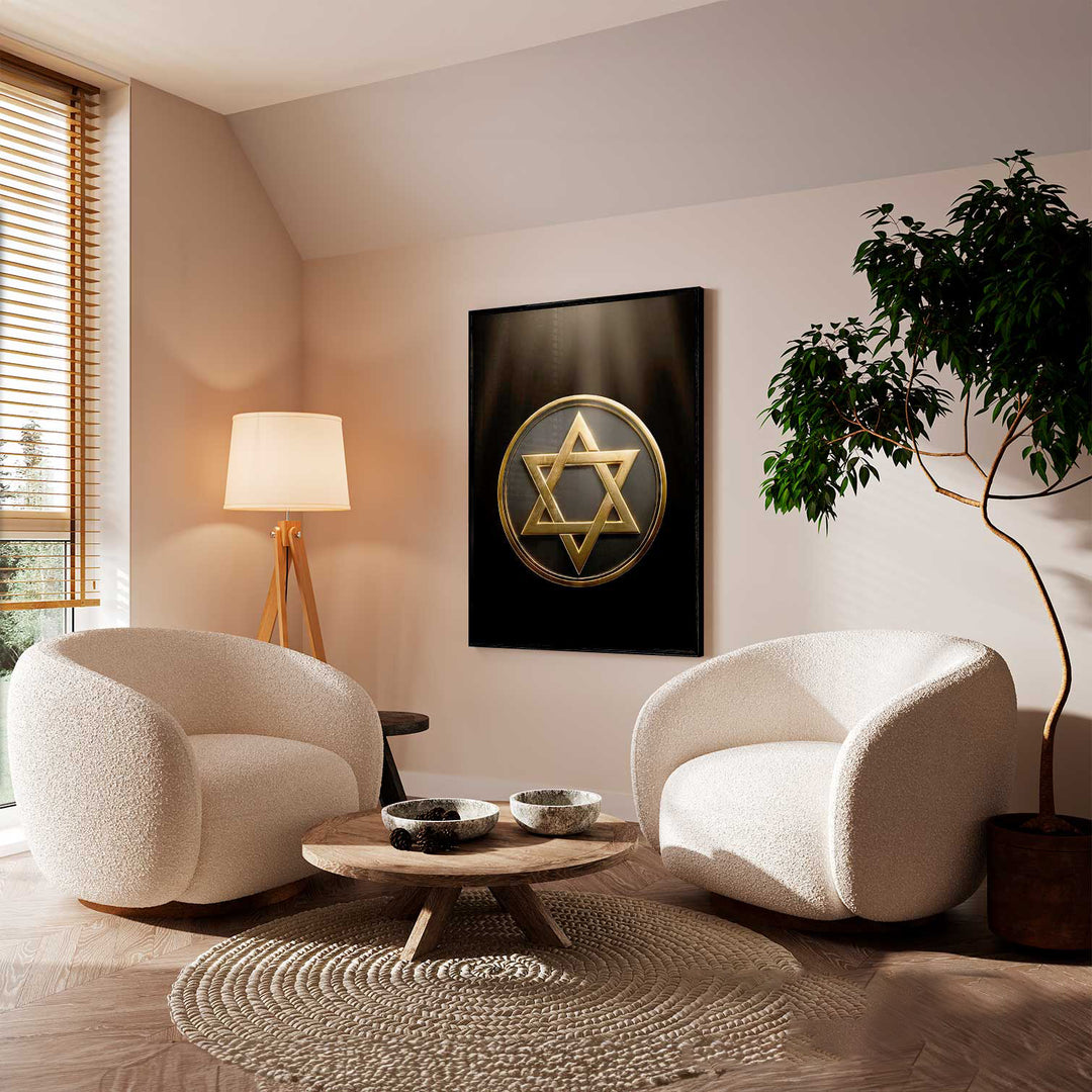 Star of David Canvas Print