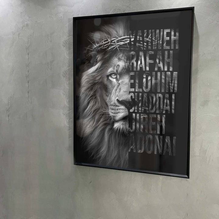 Lion of Judah and Named of God Sacred Art
