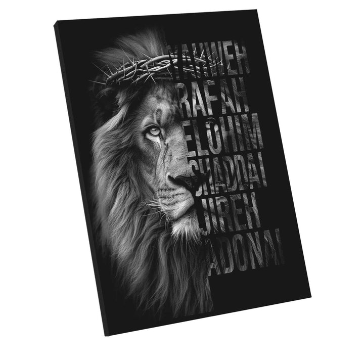 Lion of Judah and Named of God Sacred Art