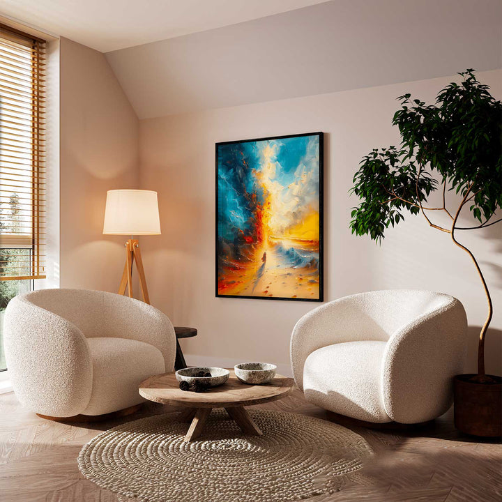 Abstract Painting Division of the Waters