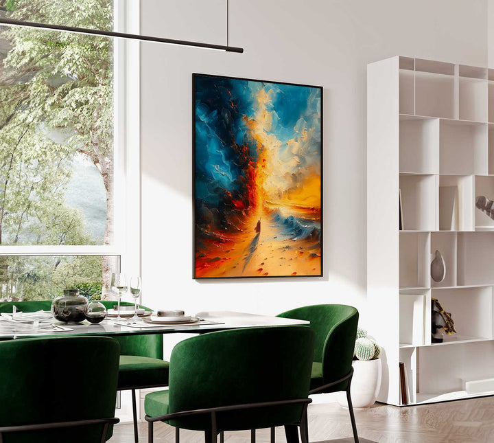 Abstract Painting Division of the Waters