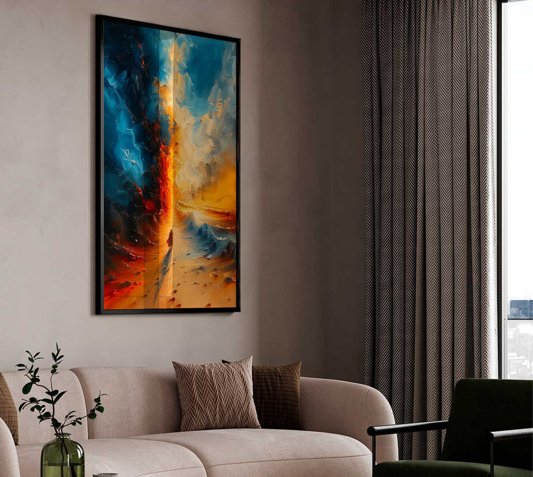 Abstract Painting Division of the Waters