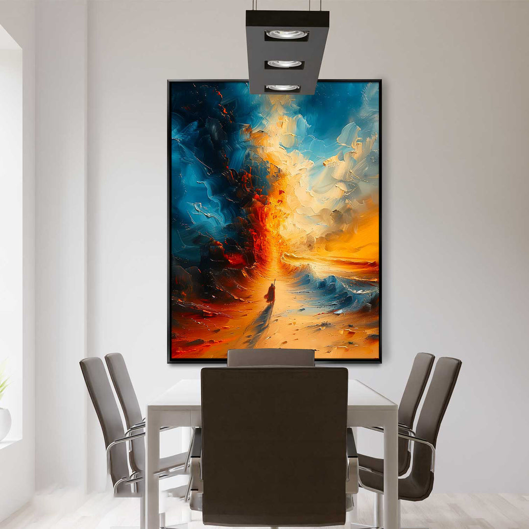 Abstract Painting Division of the Waters